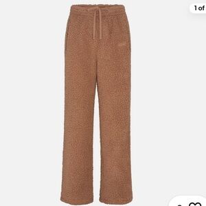 SKIMS teddy track pants - tigers eye